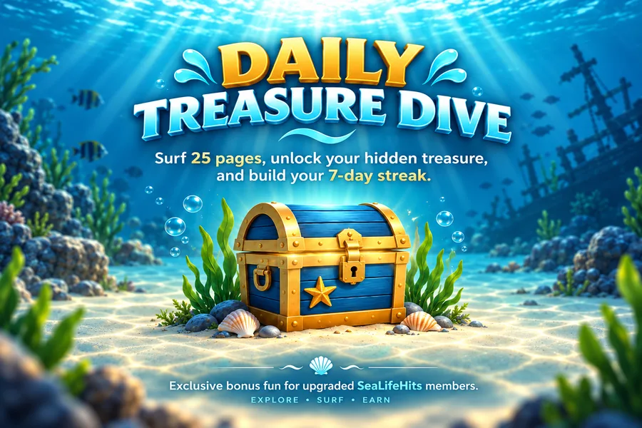 SeaLifeHits Daily Treasure Dive